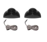 Deechate 2X PIR Motion Sensor Exit Infrared Detector for Exit for Automatic Opening Door Access Control,Black