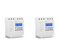 Deechate 2X Three Phases 380V 415V Timer Programmable Switch with Backlight