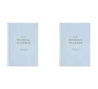 Deechate 2X Wedding Planner Book and Organiser the Complete Bridal Planning Journal for Engaged Couples A5 Hardcover Notebook