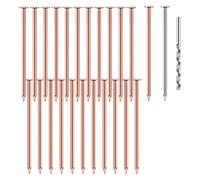 Deechate 3.5 Inch Pure Copper Nails Bulk Stump Removal Spikes Hardware Nails for Trees 25Piece
