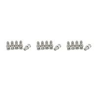 Deechate 30Pcs BNC Male Plug to F Female Jack Adapter Coax Connector Coupler CCTV Camera