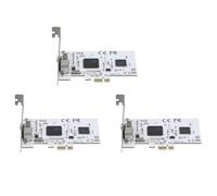 Deechate 3X PCIE Expansion Card PCIE to AV Surveillance HD 640X480 Resolution Video Capture Card Image Capture Card
