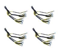 Deechate 4X 1200W 1600W Output Wire New 10 Pin PCIE Powers Connector for Bitmain APW7 + APW3 PSU L3 D3