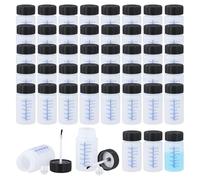 Deechate 60PCS 56.7g Touch Up Paint Containers - Empty Paint Touch Up Bottles with Brush, Mixing Ball for Fixing Car Scratches