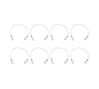 Deechate 8Pcs 3G HD SDI Cable BNC Cable 30cm 75 Ohm for Cameras Video Equipment Supports HD-SDI 3G-SDI 4K 8K Video Cable