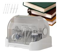 Deechate Baby Bottle Organizer Covered Storage Box for Bottles Dustproof Container for Breast Milk Kitchen, Bathroom, Bedroom, Nursery, Home Product Features Customer Needs