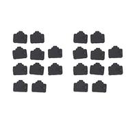 Deechate Ethernet Hub Port RJ45 Anti Dust Cover Cap Protector Plug 20Pcs Black