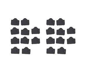 Deechate Ethernet Hub Port RJ45 Anti Dust Cover Cap Protector Plug 20Pcs Black