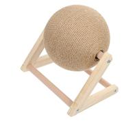Deechate Floor Cat Scratcher Pad Funny Scratching Board Stand Kitten Scratching Ball Cat Scratch Pads Vertical Cat Scratch Post,S Easy to Use