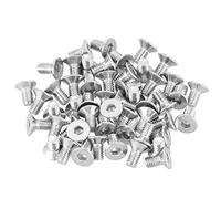 Deechate M3 x 6mm Hex Socket Countersunk Flat Head Screw Bolts 50pcs
