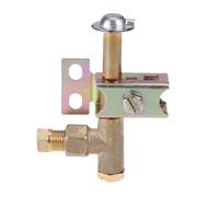 Deechate Pilot Burner One Way Flame Bracket Can Have Natural or LP Gas 2 Hole Propane/Butane Heavy Pilot Assembly Easy Install Easy to Use