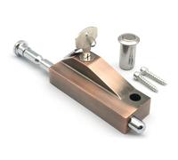 Deechate Revolving Door Door Frame Door Lock Double Door Spring Anti-Theft Interlocking Home Hardware Decoration A