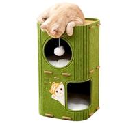 Deechate Sand Scratching Post Wear No Four Season Universal Vertical Claw Column Double Layer
