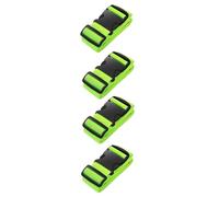 Deechate Set of 4 Suitcase Straps for Travel Suitcase, Suitcase Strap Set, Luggage Straps, Adjustable Luggage Straps
