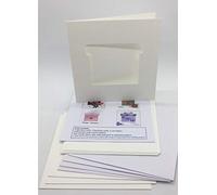 DeeCraft Iris Folding Card Pack Gift Box 15cm Size Makes 4 Cards Craft