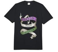 Deeds Not Words, Suffragette Women's Rights Slogan Comfort Colors Adult Heavyweight T-Shirt