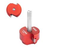 DEEFIINE Double Insert PVC Fitting Saver 1 1/2-Inch Head,PVC Pipe Reamer with 3/8-Inch Hex Shaft,Socket Saver Plumbing Tool Plastic Pipe Fitting Reamer for Sch.40 CPVC ABS Hub,Fit Standard 1/2" Drills