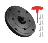 DEEFIINE Wood Torsion Strength, 4 Inch 100 mm Flange Front Plate Wood Lathe Chuck M33 x 3.5 Thread Face Plate Woodworking Turning Tools Accessories