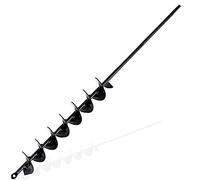 DEEGETEL 32" x 2" Extended Length Auger Drill Bit for Planting Bulb Flower & Bedding, Garden Plant Auger, No Need to Squat, Post Hole Digger for 3/8" Hex Drive Drill, Earth Auger Bulb Planter Tool