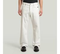 Deeggie Relaxed Straight Jeans - White - Men 35-32