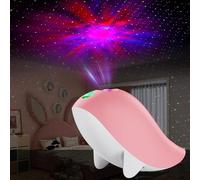DEEHIX Star Projector Bedroom Bedside Lamps, Night Light for Kids Ceiling Starry Sky Projection lamp Bedroom Decor led Lights for Room,Galaxy Projector Cool Gifts for Teen Girls