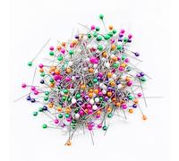 DEEINN Multicolor Basic Sewing Pin, 350 Pack, Stainless Steel, Plastic Head, 3mm Width, 38mm Length, Suitable for Sewing, Tailoring, Quilting
