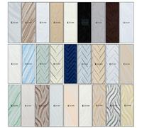 DEEJAAH® Made To Measure Vertical Blinds Slats Replacement Durable Polyester Fabric, 3.5 inch (8.9cm) Wide Louvres with Hangers, Weight & Chain included, Customizable Length