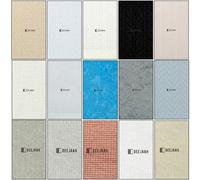 DEEJAAH® Made To Measure Vertical Blinds Slats Replacement Durable Polyester Fabric, 3.5 inch (8.9cm) Wide Louvres with Hangers, Weight & Chain included, Customizable Length