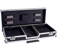 DEEJAY LED TBH Flight DJ Coffin CASE for 2XTURNTABLES in Battle Style Position (TBH2TTRN61WBATT)