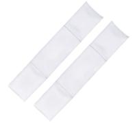 Deekin 2 Pieces Football Referee Bean Bag Accessories Referee Throw Down Narrow Skinny Nylon Bean Bag Royal Official's Choice for Football Party Accessory(White)