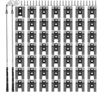 Deekin 30 Pcs Golf Club Holder Golf Club Rack Storage Organizer for Garage Hanger Wall Mount with 60 Pcs Screws for Wall Display, Grip up Type(Suits for 0.39 Inch)