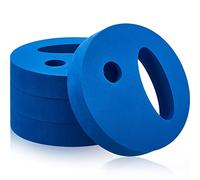 Deekin Water Exercise Discs Water Weights for Pool Exercise Set EVA Foam Water Aerobic Equipment Hand Held Swim Disc for Pool Water Aerobics Fitness, 7.1 Inches in Diameter(Blue,2 Pcs)