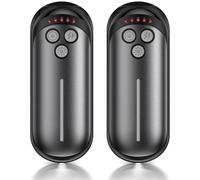 DeeKom Rechargeable Hand Warmers 2 Pack, 6000mAh Electric Hand Warmer Rechargeable, 2 in 1 Portable Hand Warmers with AI Smart Chips, Outdoor, Hunting, Camping for Family for Christmas