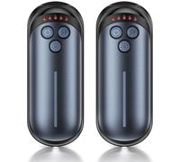 DeeKom Rechargeable Hand Warmers 2 Pack, 6000mAh Electric Hand Warmer Rechargeable, 2 in 1 Portable Hand Warmers with AI Smart Chips, Outdoor, Hunting, Camping for Family for Christmas