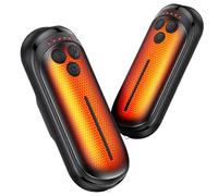 DeeKom Rechargeable Hand Warmers 2 Pack, 6000mAh Electric Hand Warmer Rechargeable, 2 in 1 Portable Hand Warmers with AI Smart Chips, Outdoor, Hunting, Camping for Family for Christmas