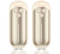 DeeKom Rechargeable Hand Warmers 2 Pack, 6000mAh Electric Hand Warmer Rechargeable, 2 in 1 Portable Hand Warmers with AI Smart Chips, Outdoor, Hunting, Camping for Family for Christmas