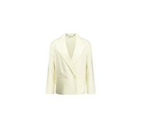 Deeluxe SELANI Women's Tailor Jacket Straight Cut Double Breasted with Tailor Collar Chic Look Elegant and Modern, Ivory White, M