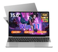 DEEMWOLF 15.6-inch Laptop,16GB DDR4 512GB SSD TF 1TB, N95 (up to 3.4 GHz), 5000 mAh, Win 11, 1920x1080 FHD, WiFi 5, USB 3.0, Gaming Computer Notebook, Full Backlit Keyboard