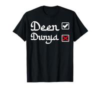 Deen Over Dunya Ramadan Islamic Design For Muslims T-Shirt