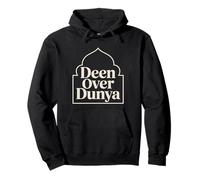 Deen Over Dunya Strong Muslimah Islam Hijab Muslim Men Woman Pullover Hoodie