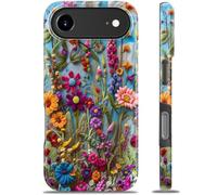 DEENAKIN for iPhone XX Air Case - Wireless Charging Compatible - Dual-Layer Hard Shell & Silicone Cover - Protective Phone Case with Trendy Cute Designs for Women - Floral Kaleidoscope