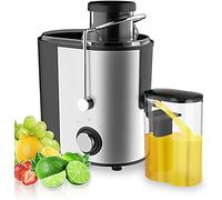Deenkee 600W Centrifugal Juicer for Fruit and Vegetable - Stainless Steel, High Juice Yield Extractor With Anti-drip Dual-Speed, BPA-Free, Easy to Clean With Brush