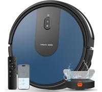 Deenkee Robot Vacuum Cleaner with Mop, 5000Pa Ultra Strong Suction 4-in-1 Robotic Vacuums, Auto Carpet Boost, Long Running Time, Alexa/App/WiFi for Pet Hair Hard Floor