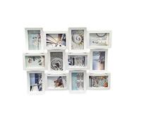 DEENZ 12 Multi Aperture Photo Frame Collage Picture Frame White