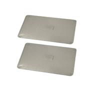 DEENZ 2 X Hob Cover Tempered Glass Worktop Saver Frosted With 8X Feets 52X30