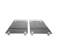 DEENZ 2 X Hob Cover Tempered Glass Worktop Saver With 8X Feets 30X52