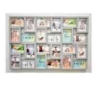 DEENZ 24 Pictures Multi Aperture Photo Frame For 24 Photos Holds 6X4 Inch Grey