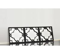 DEENZ 25x25cm Set Of 3 Moroccan Tile Mirrors Moroccan Wall Art Hanging Mirror Square For Hanging And Wall Decor Small Home Accessories Gifts (Black)