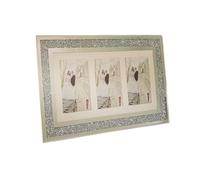 DEENZ 3 Multi Aperture Picture Photo Frame Horizontally Crushed Jewel