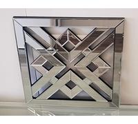 DEENZ 30Cm Decorative Geo Mirror Geometric Style Modern Fashion Art Decor Decorative Mirror For Living Room Bedroom Bathroom (1)